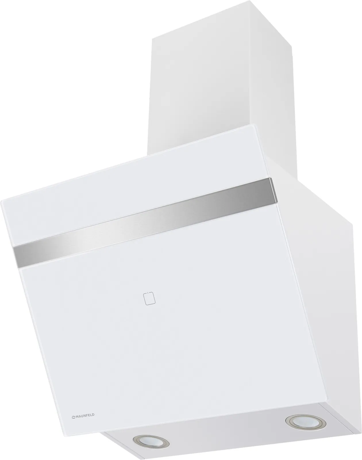 Вытяжка Maunfeld MEDWAY 60 Glass White/ Stripe Inox — фото 2