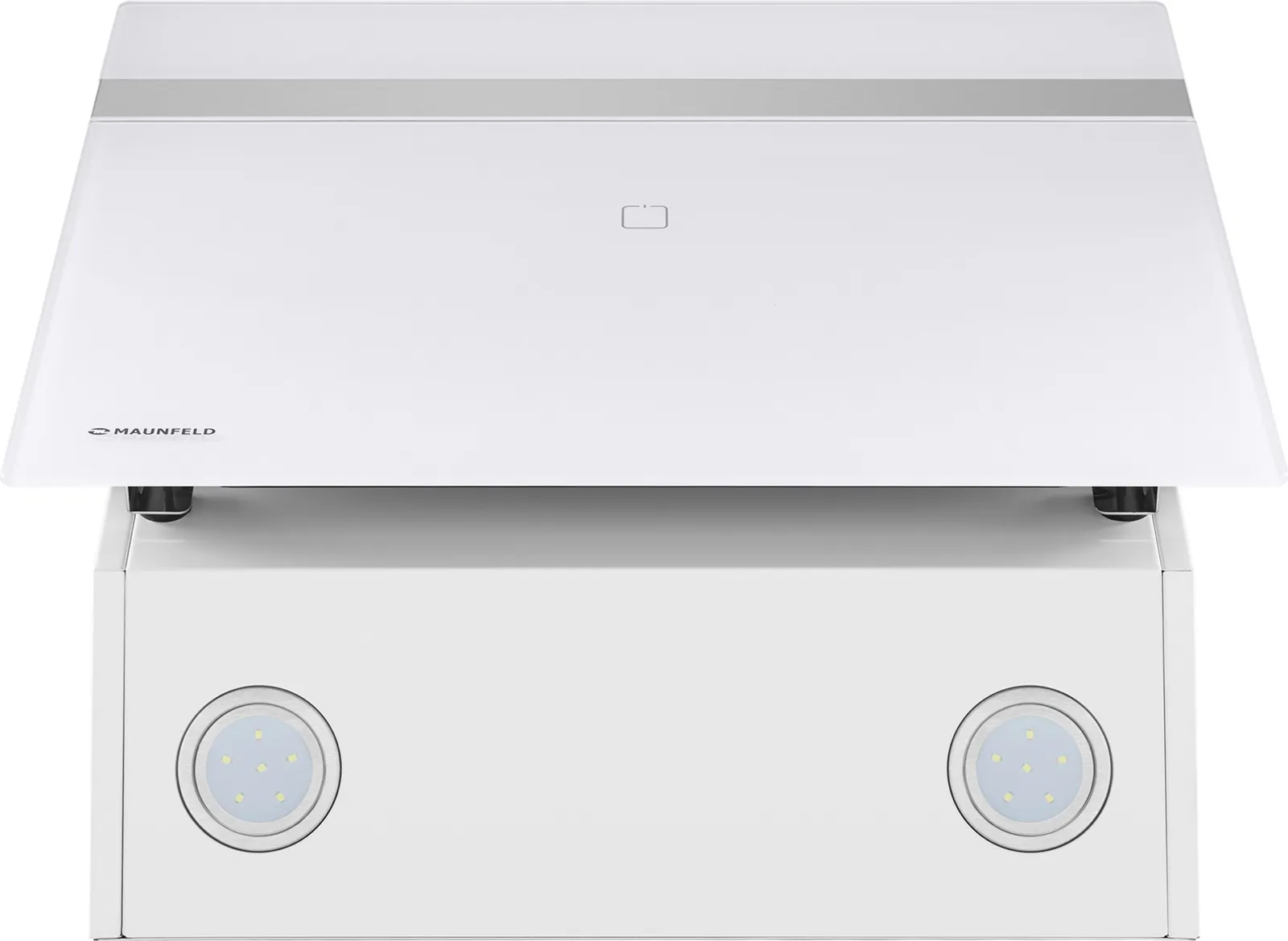 Вытяжка Maunfeld MEDWAY 60 Glass White/ Stripe Inox — фото 4