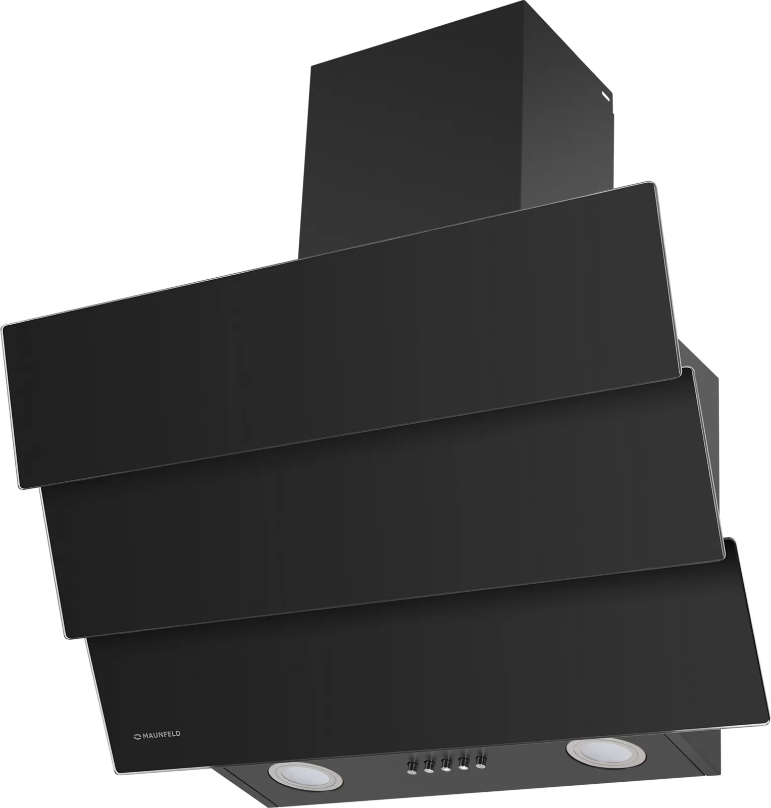 Вытяжка Maunfeld CASCADA PUSH 60 Glass Black — фото 2