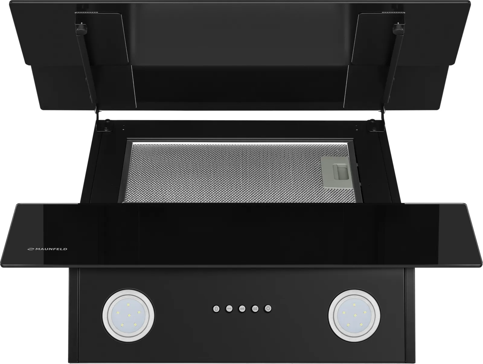 Вытяжка Maunfeld CASCADA PUSH 60 Glass Black — фото 5