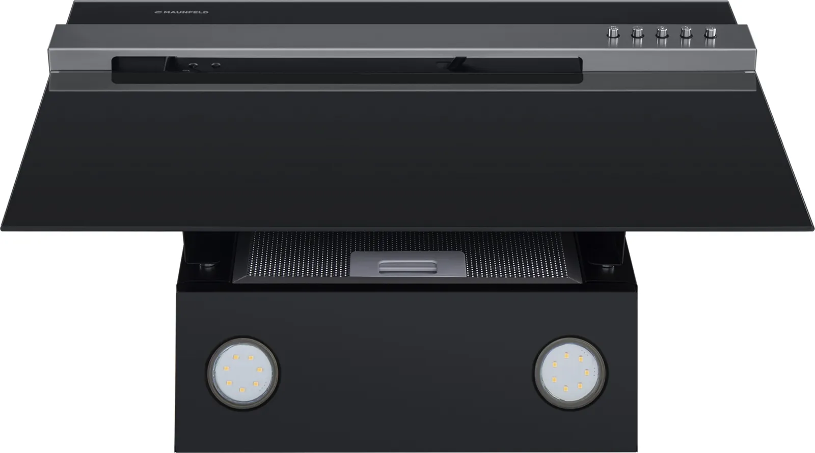 Вытяжка Maunfeld BRIDGE Line 50 Black stripe Inox — фото 2