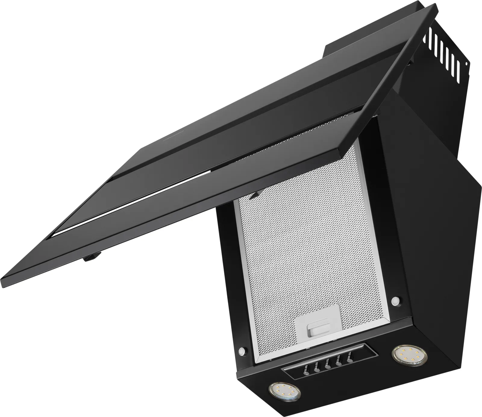 Вытяжка Maunfeld BRIDGE 60 black glass black — фото 3
