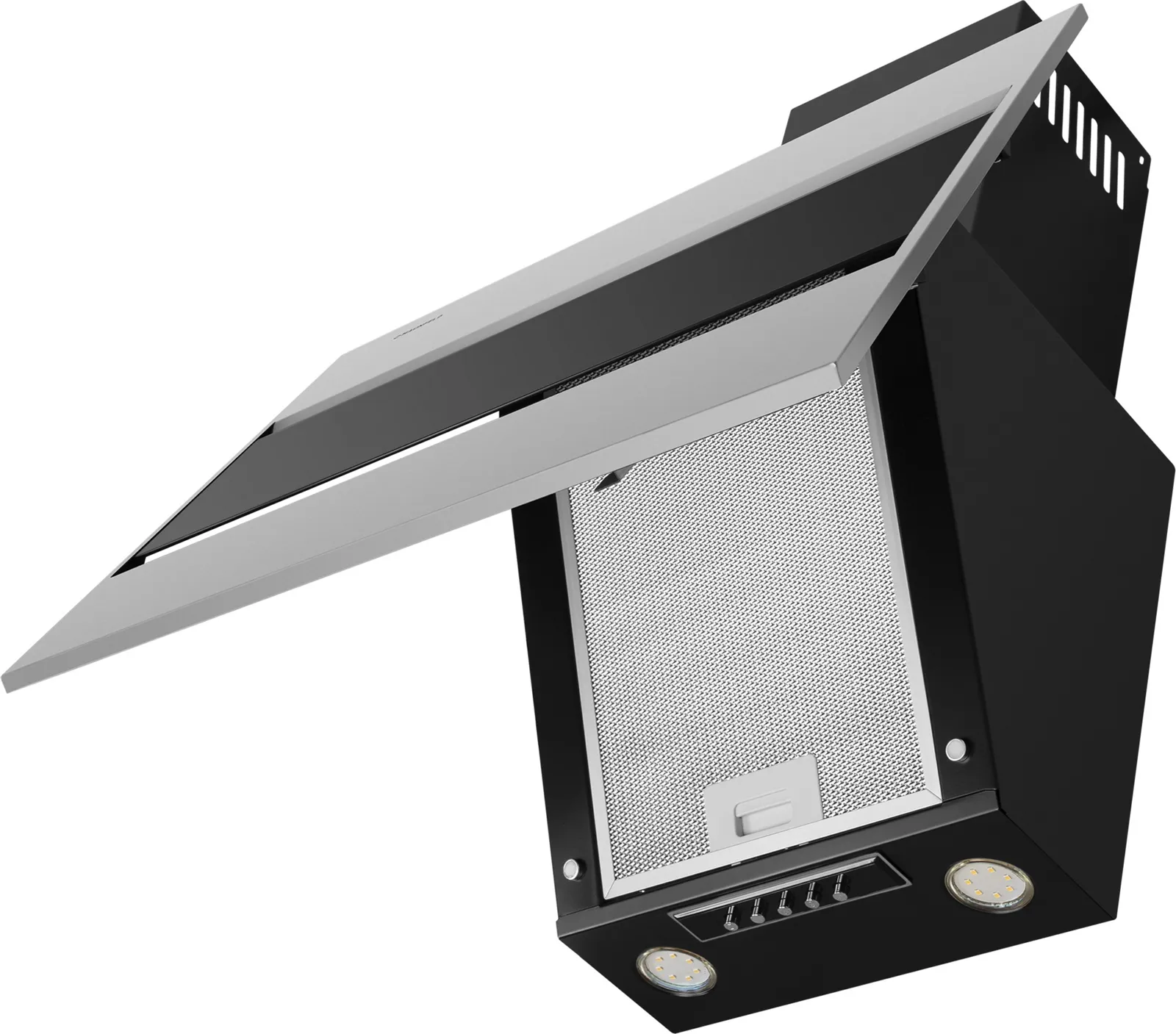 Вытяжка Maunfeld BRIDGE 50 INOX Glass Black — фото 3