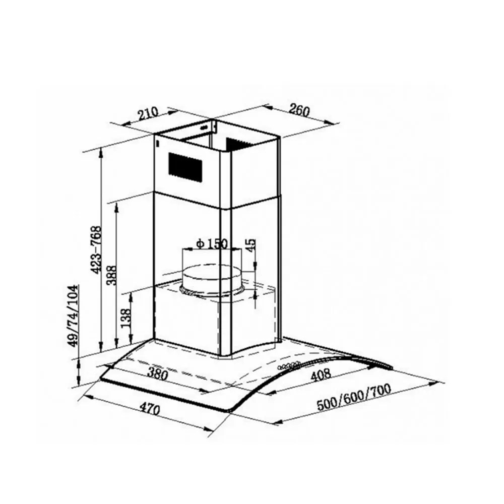 Вытяжка Maunfeld Ancona PlusA 60 Inox Glass Transparent — фото 16