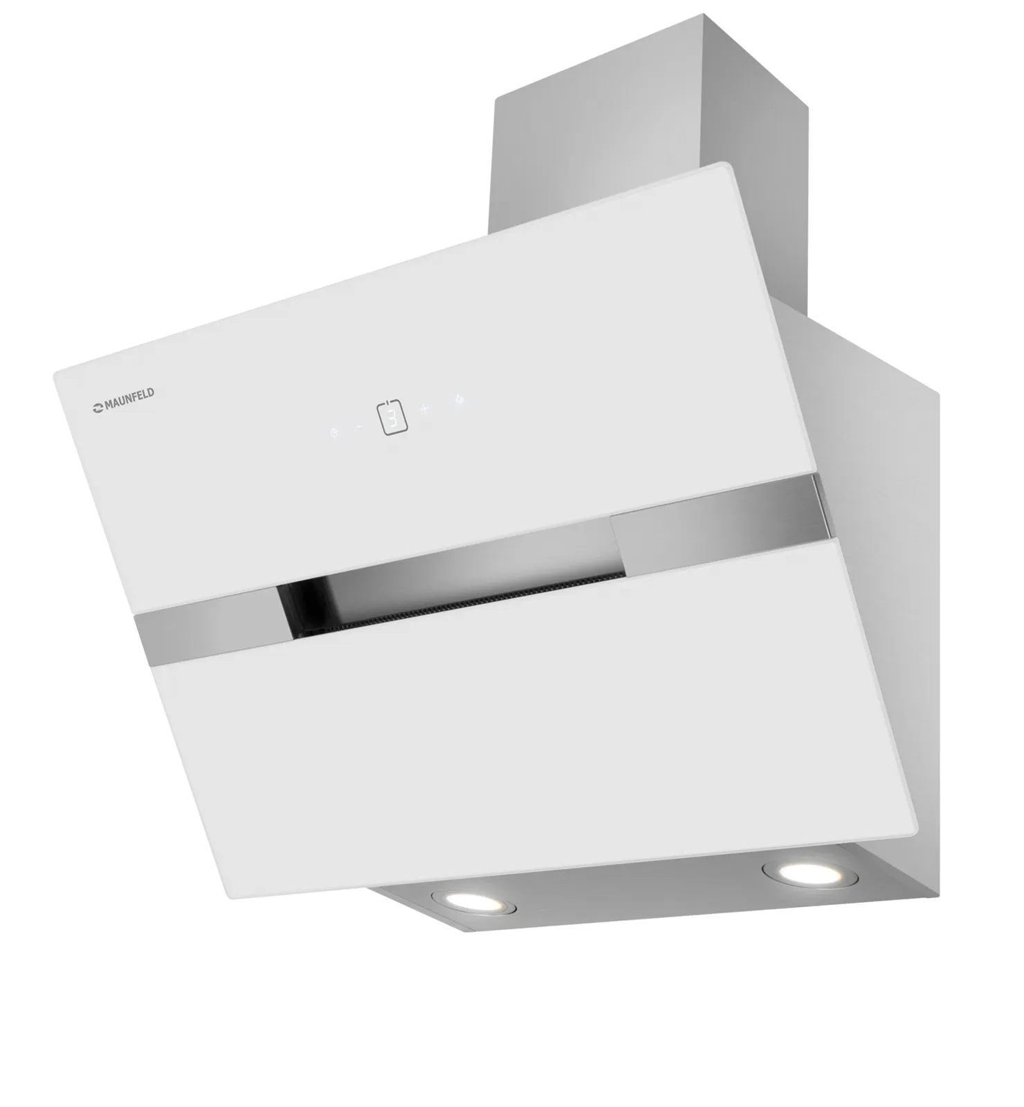 Вытяжка Maunfeld MERSEY 50 Inox Glass white
