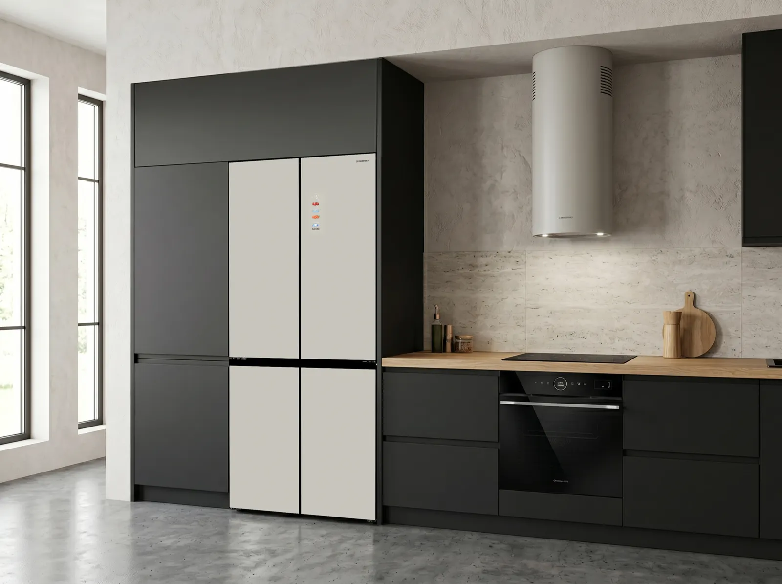 Холодильник Maunfeld MFF190NFDBG Matt Inverter — фото 20