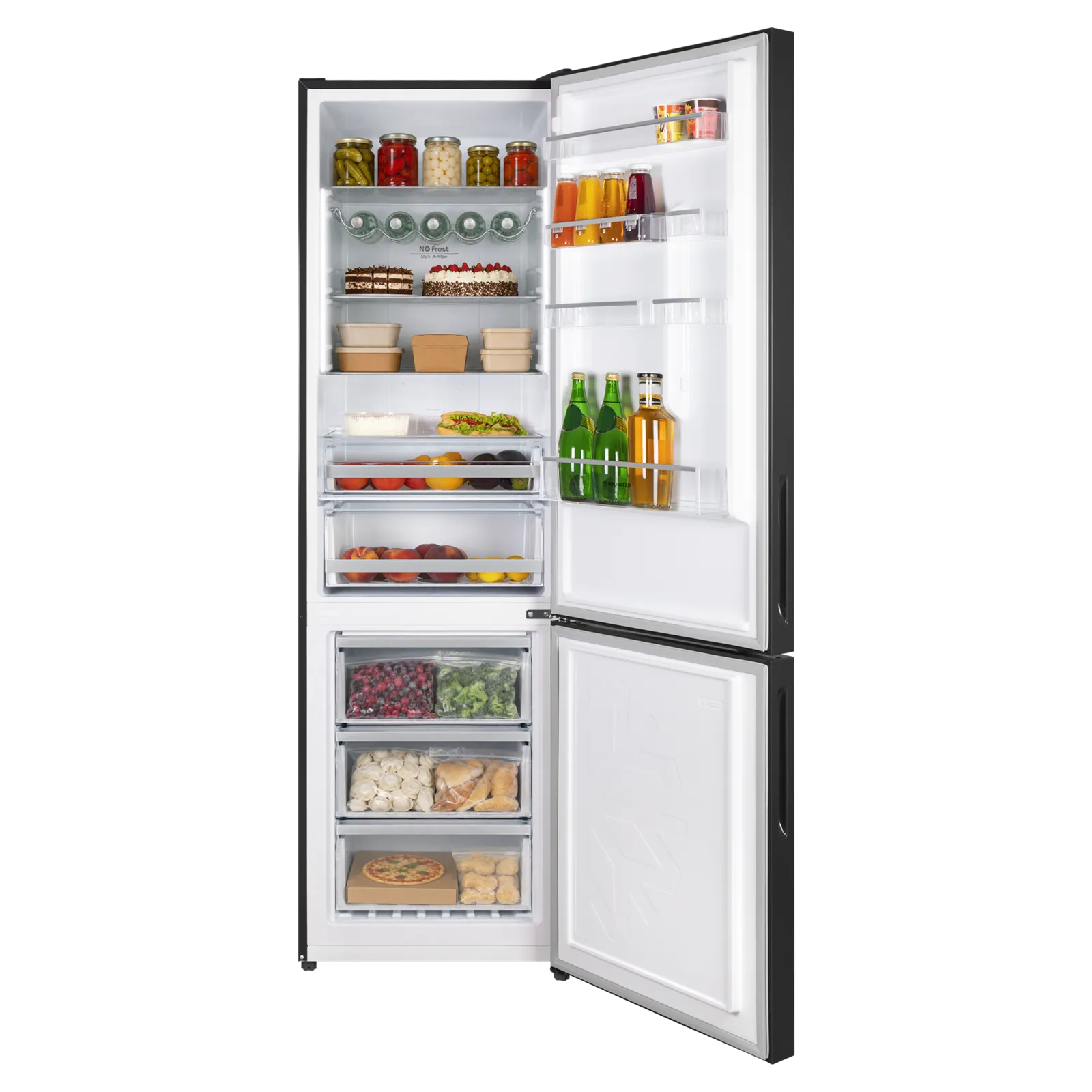 Холодильник Maunfeld MFF200NFB Matt Inverter — фото 5