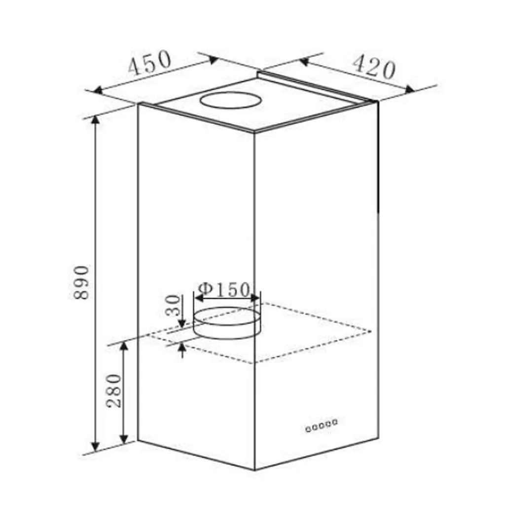 Вытяжка Maunfeld BATH PLUS 45 INOX — фото 17