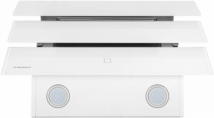 Вытяжка Maunfeld CASCADA 60 Glass White — фото 3
