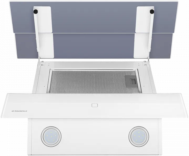 Вытяжка Maunfeld CASCADA 60 Glass White — фото 4