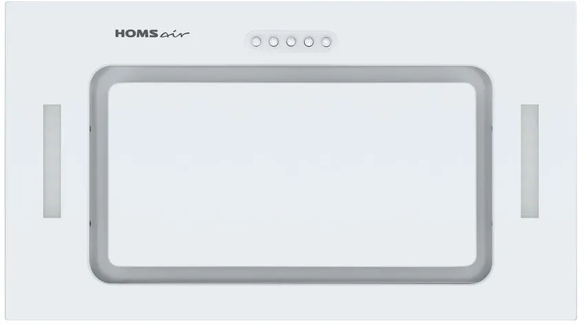 Вытяжка HOMSair CROCUS PUSH 52 Glass White — фото 4