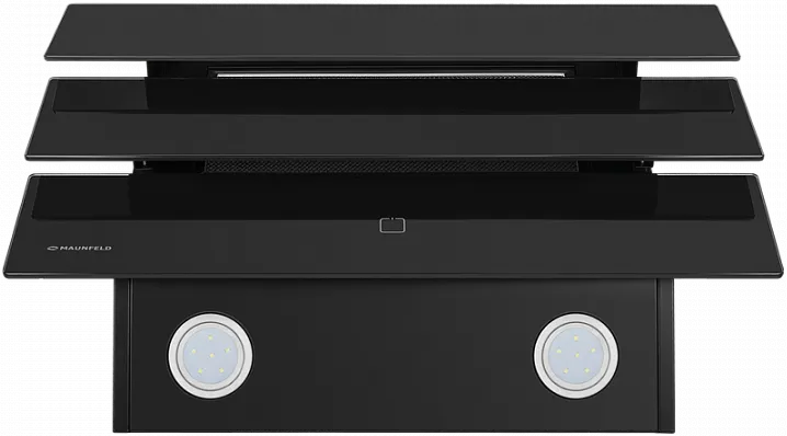 Вытяжка Maunfeld CASCADA 60 Glass Black — фото 2