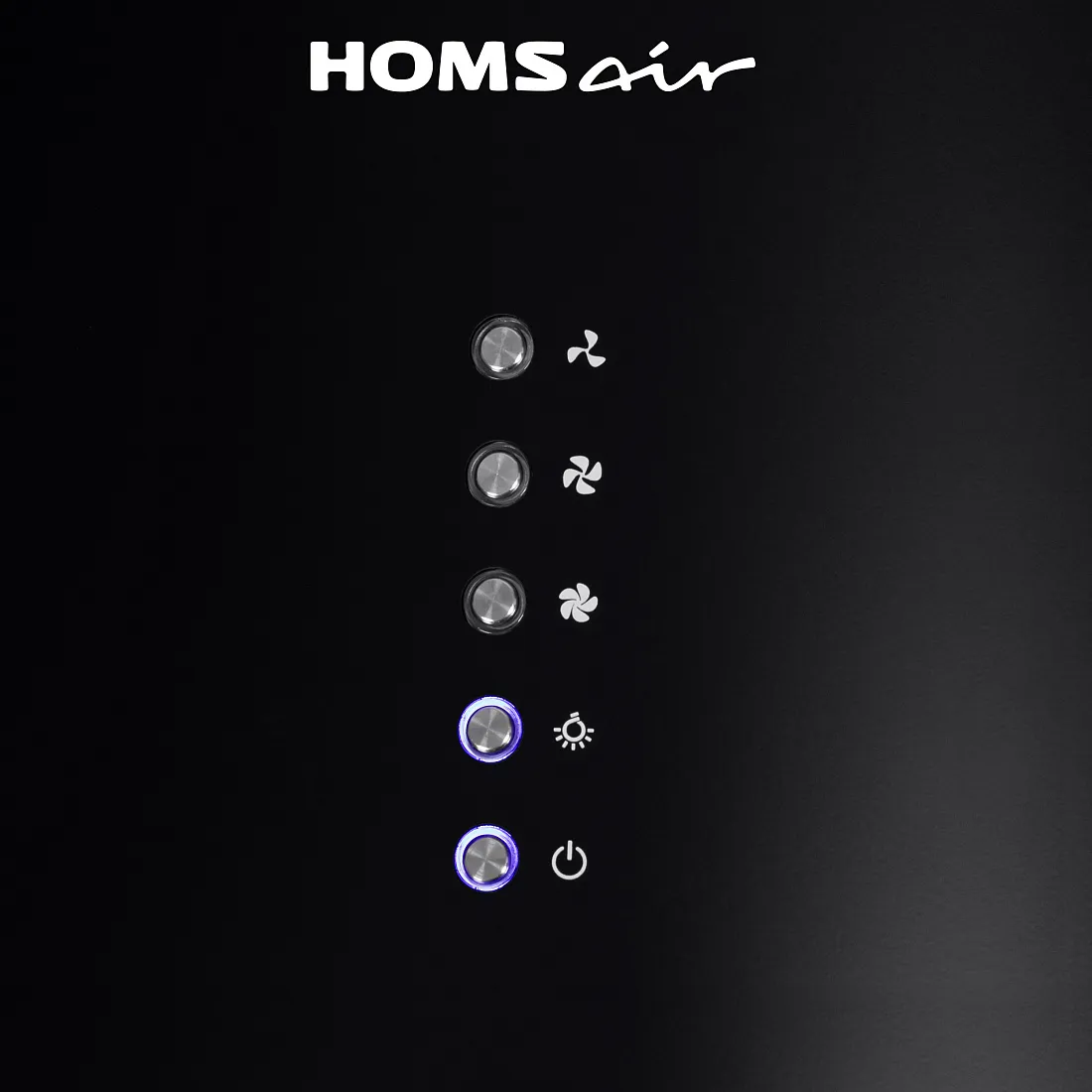 Вытяжка HOMSair ART 1050WL 35 Black — фото 3