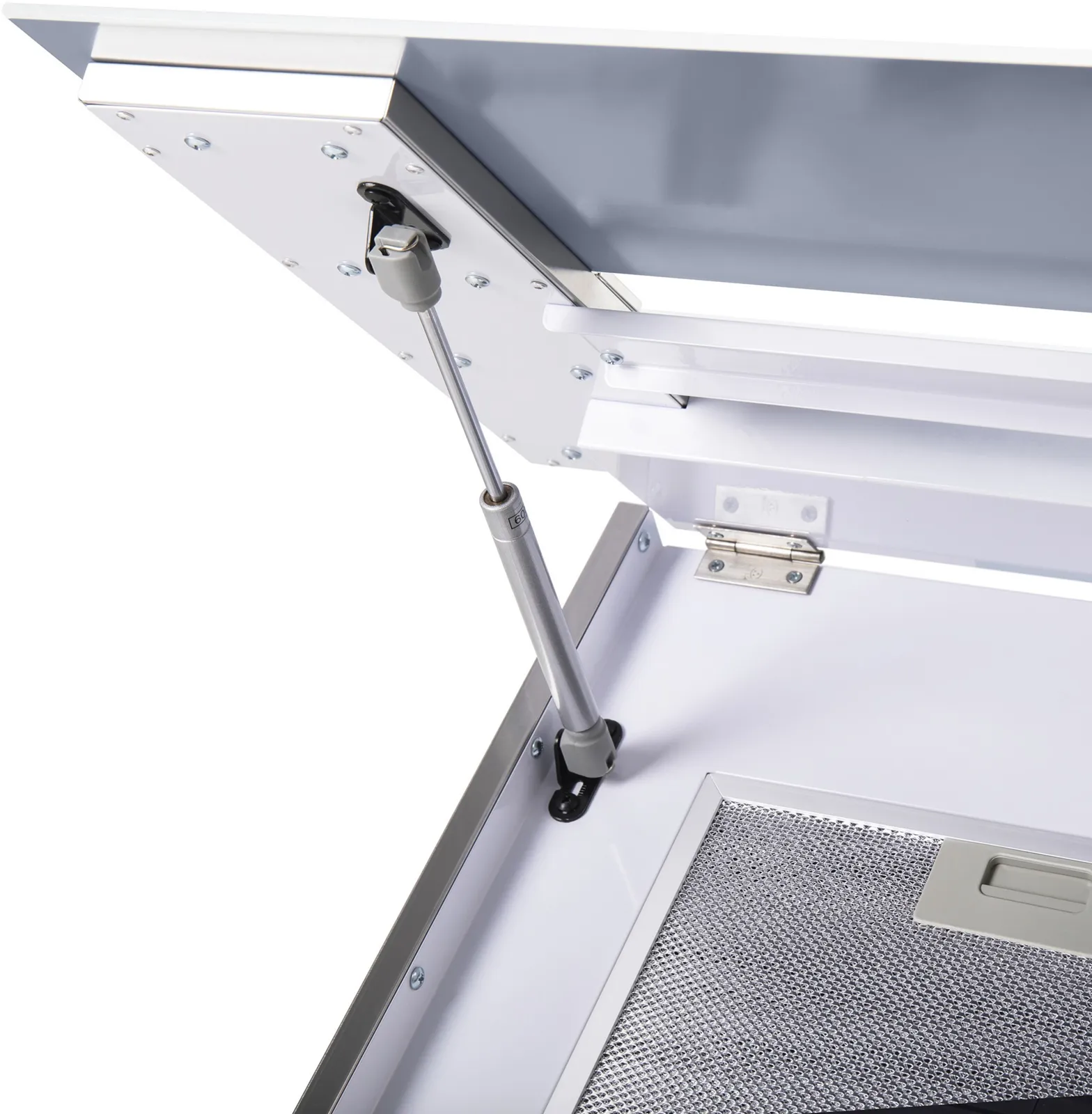 Вытяжка Maunfeld MERSEY 60 Inox Glass white — фото 14