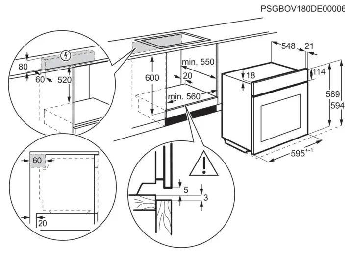 Духовой шкаф Electrolux EOF4P56X — фото 8