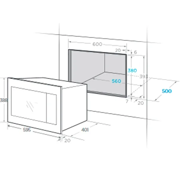 Микроволновая печь Midea TG925B8D-BL — фото 6