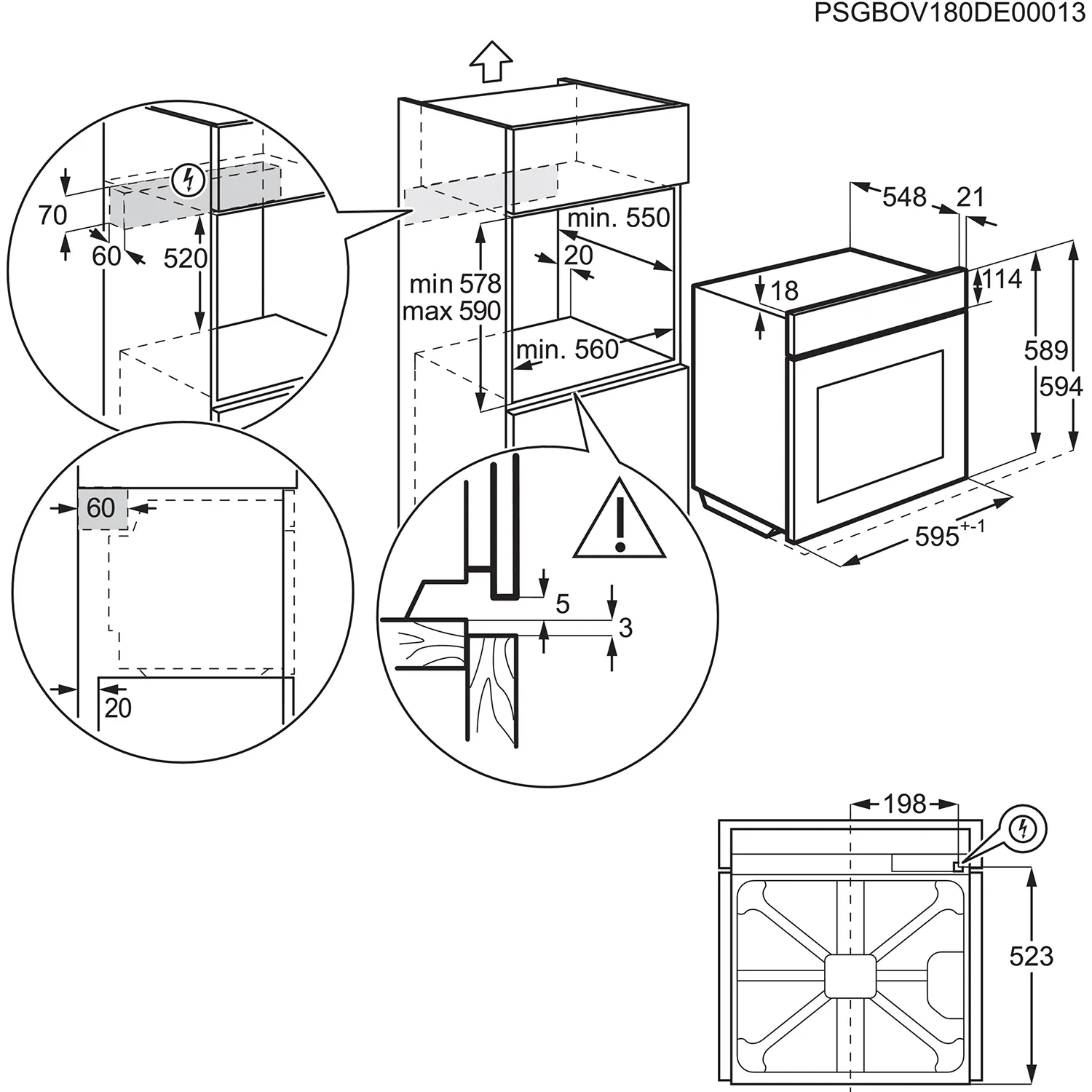Духовой шкаф Electrolux EOD5C50Z — фото 6