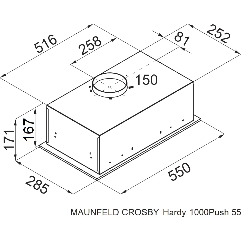 Вытяжка Maunfeld Crosby Hardy 1000Push White — фото 8