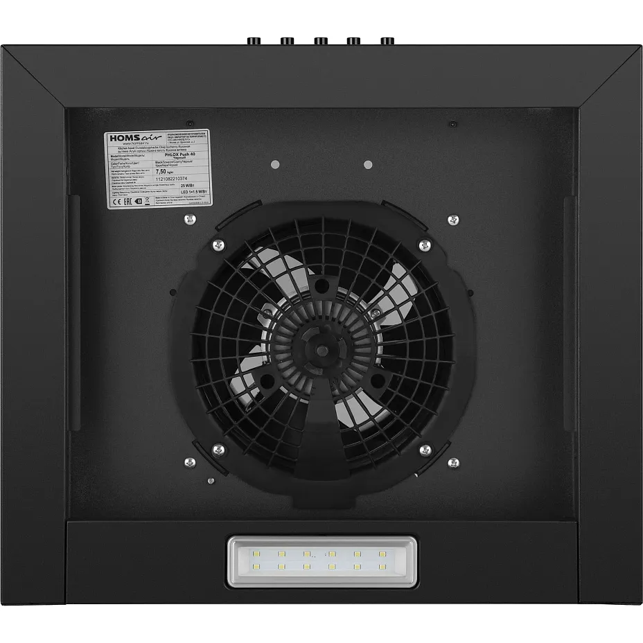 Вытяжка HOMSair PHLOX Push 40 Black — фото 10