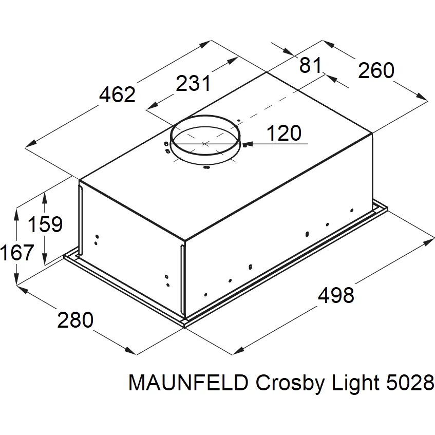 Вытяжка Maunfeld Crosby Light 5028 Black — фото 8