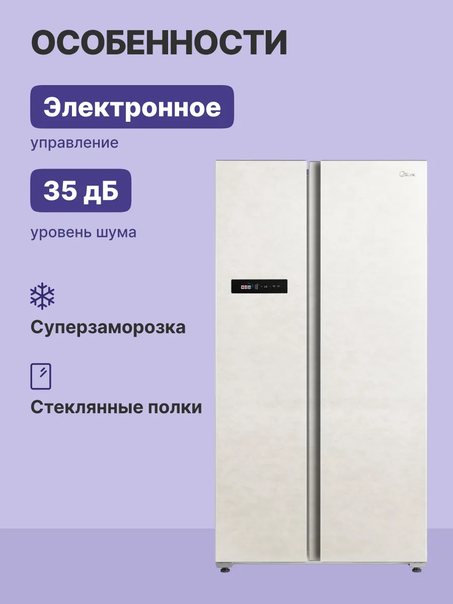 Холодильник Midea MDRS791MIE33 — фото 3