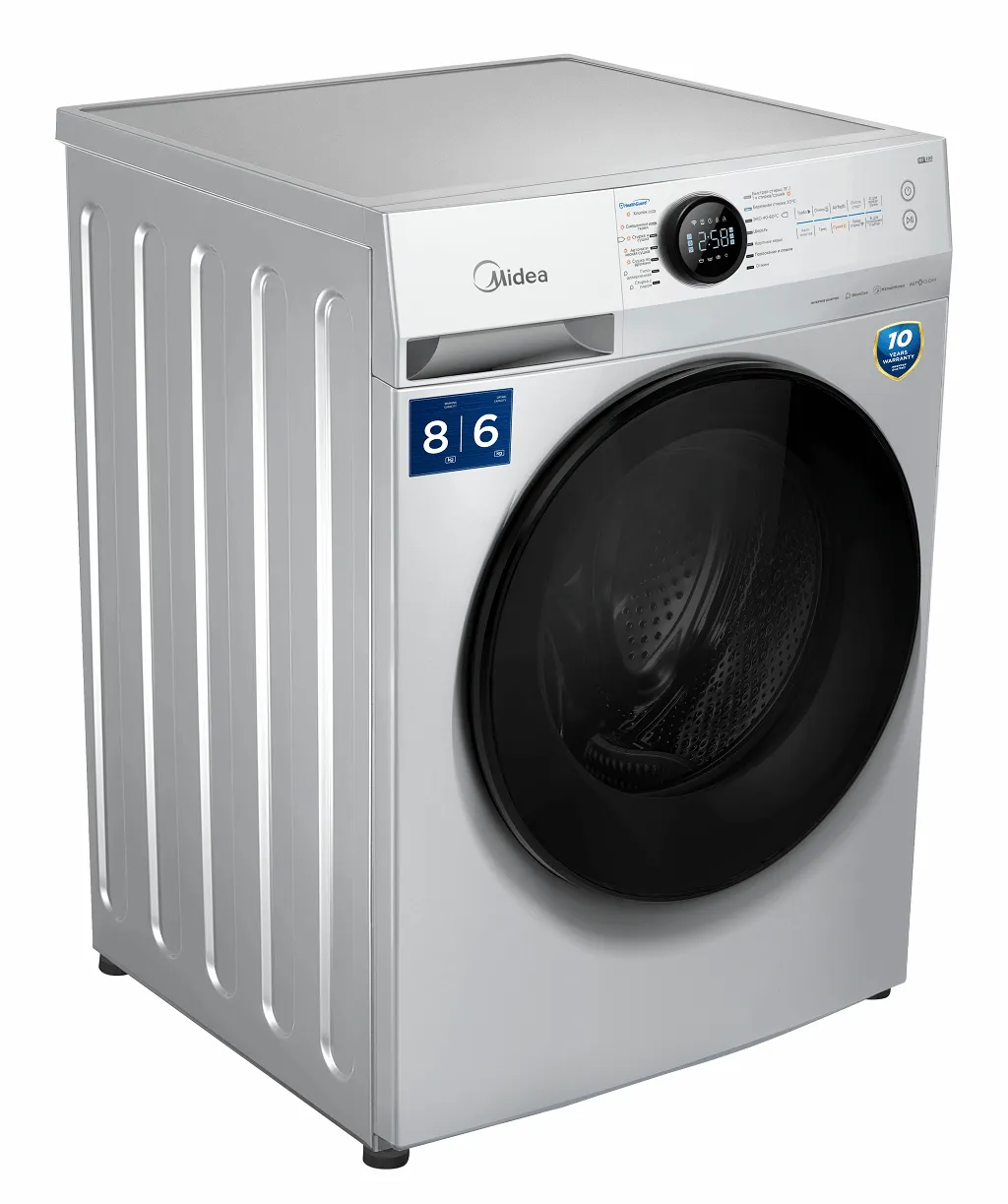Стиральная машина Midea MF200D80WBS/W-RU — фото 2