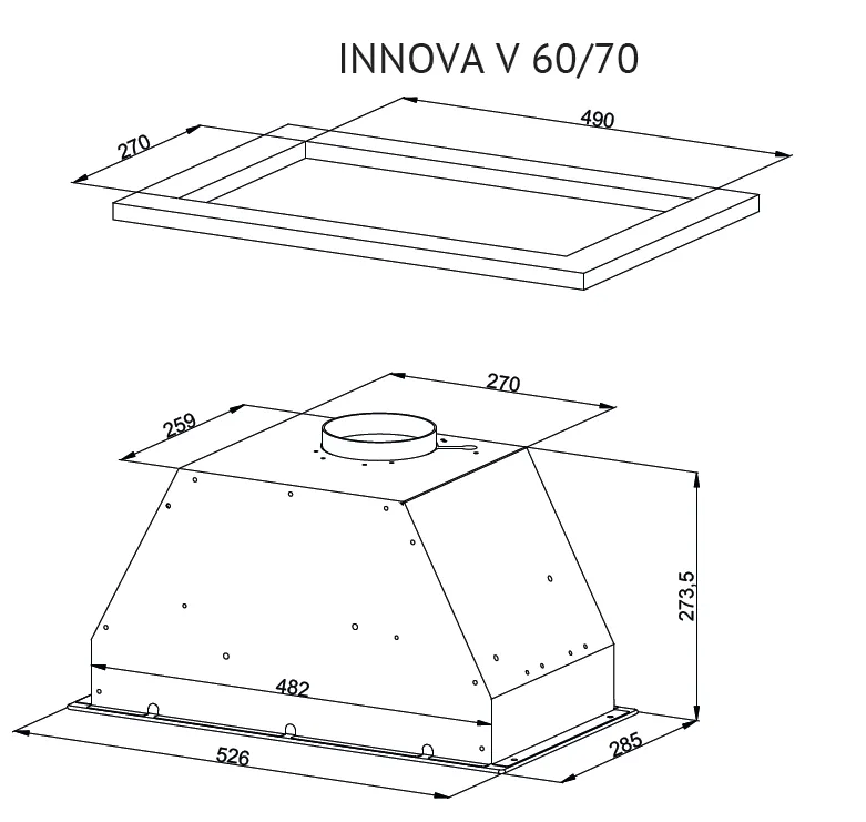 Вытяжка Kuppersberg INNOVA V 60 White — фото 6