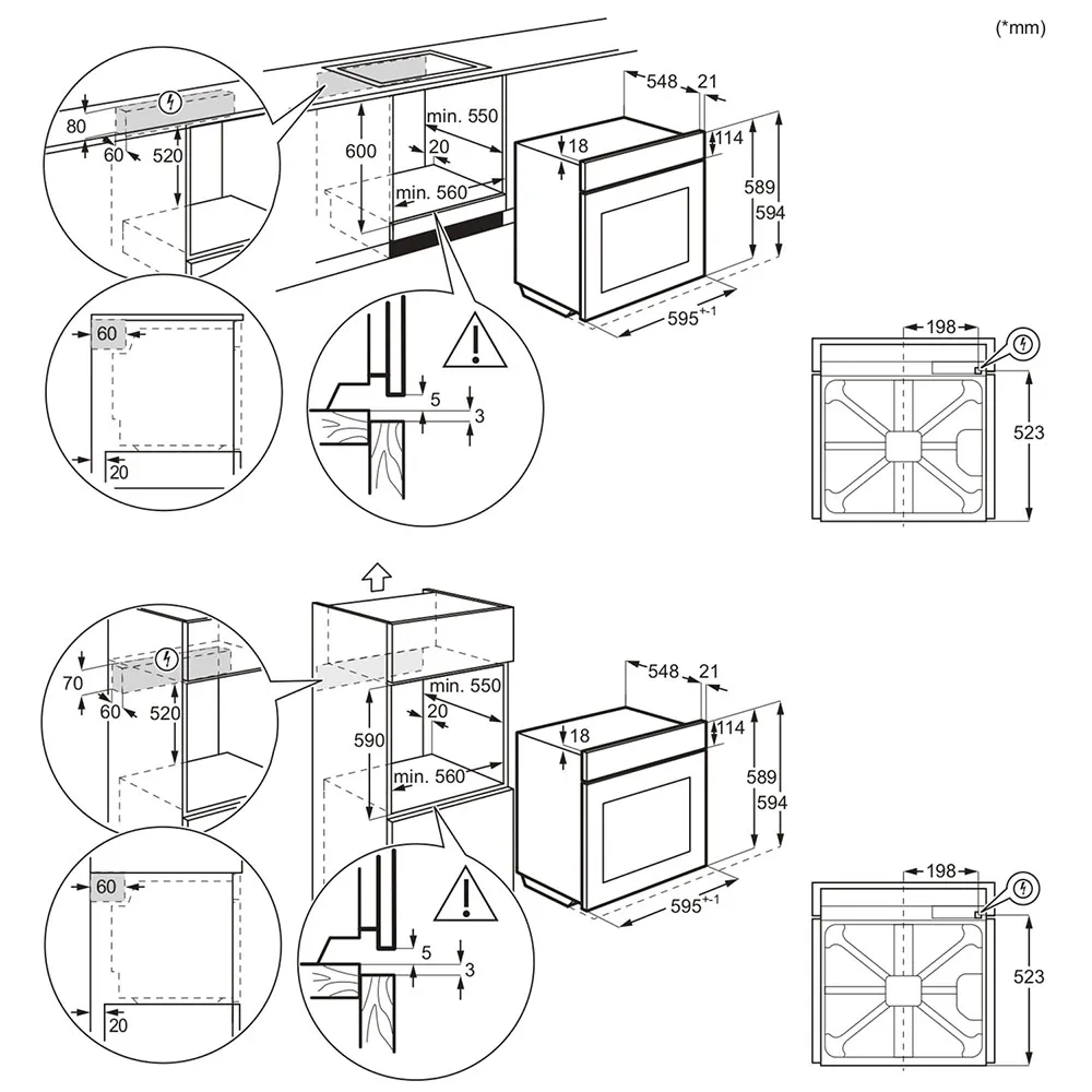 Духовой шкаф Electrolux EOD4P57H — фото 11