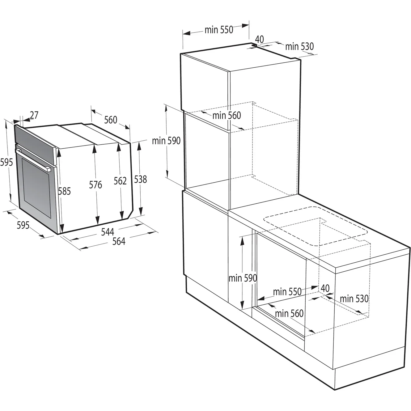 Духовой шкаф Gorenje BOS6737E20FBG — фото 4