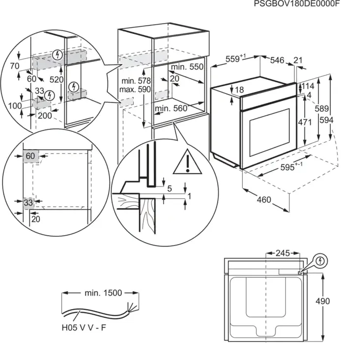 Духовой шкаф Electrolux EOB8S39Z — фото 7