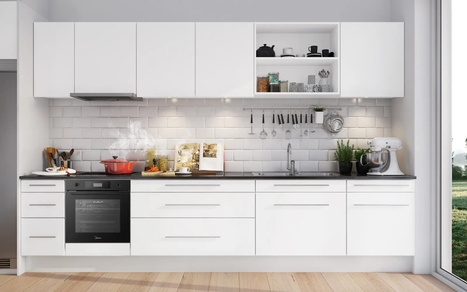Духовой шкаф Midea MO78100CGB — фото 9