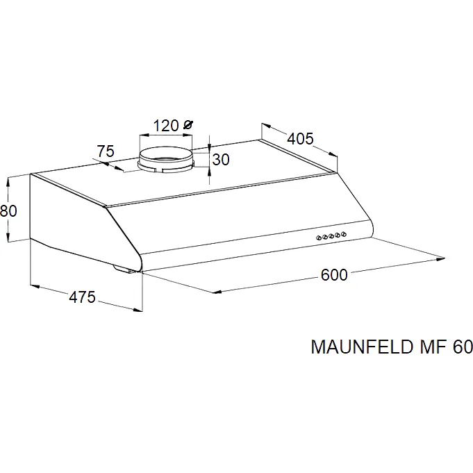 Вытяжка Maunfeld MF 60 White — фото 8