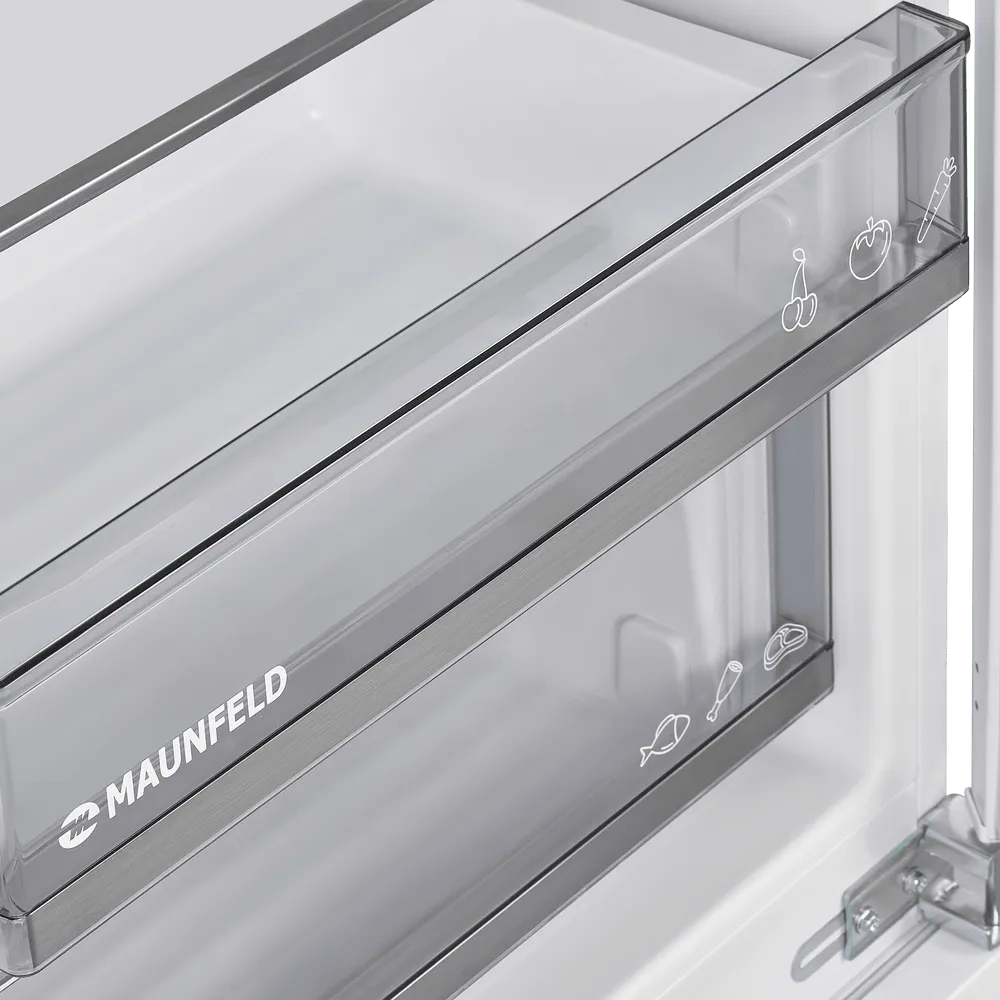 Холодильник Maunfeld MBL177SWGR Inverter — фото 8