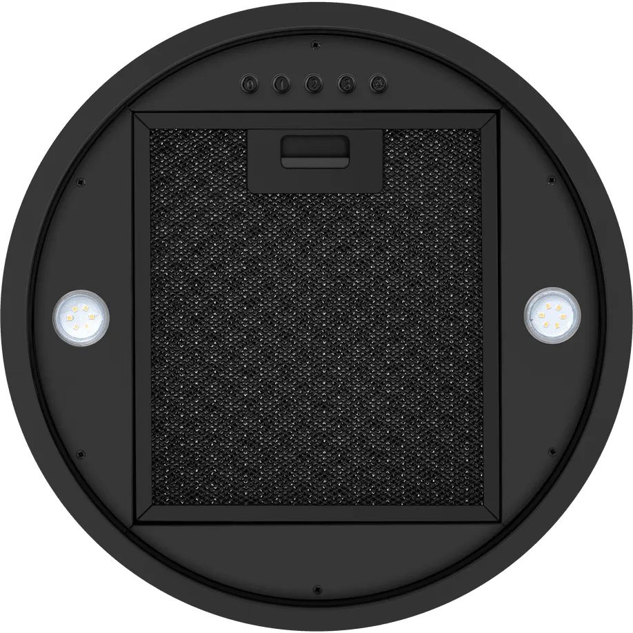 Вытяжка Maunfeld DRUM Wall 35 black — фото 6