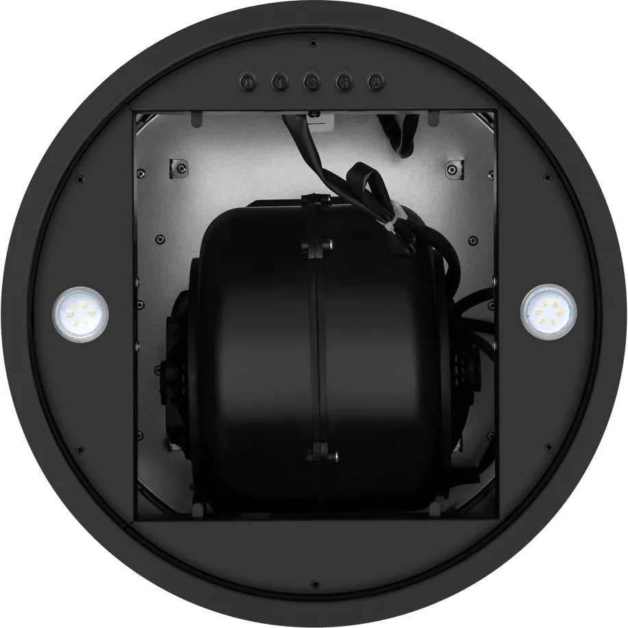 Вытяжка Maunfeld DRUM Wall 35 black — фото 7