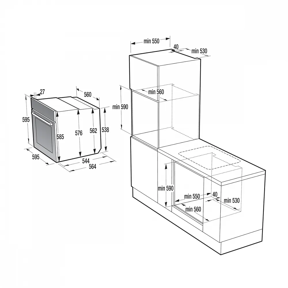 Духовой шкаф Gorenje BSA6138B — фото 11