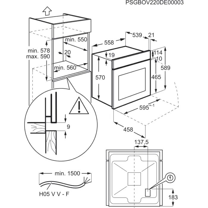 Духовой шкаф Electrolux EOF5H50BZ — фото 6