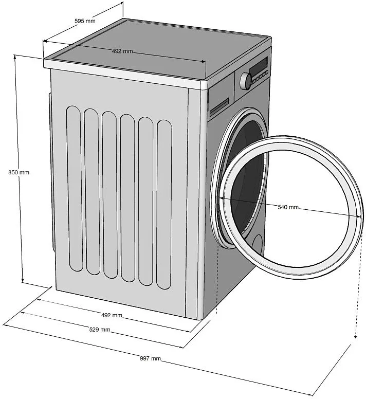 Стиральная машина Korting KWM 50IM140 — фото 2