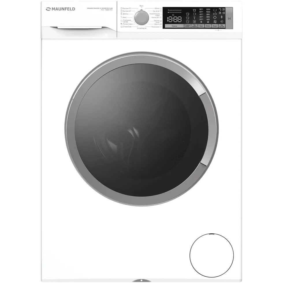 Стиральная машина Maunfeld MFWM127WH200 ST INVERTER SLIM