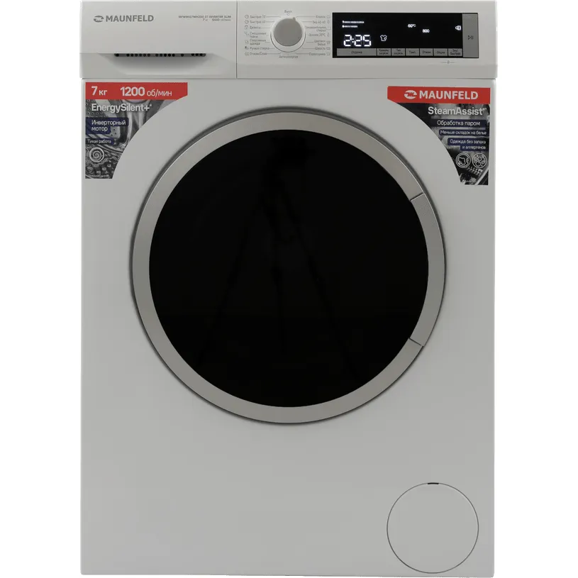 Стиральная машина Maunfeld MFWM127WH200 ST INVERTER SLIM — фото 7