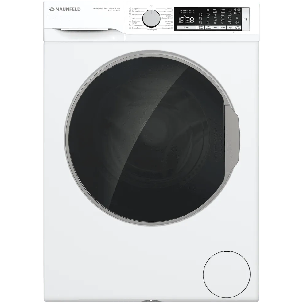 Стиральная машина Maunfeld MFWM128WH300 ST INVERTER SLIM
