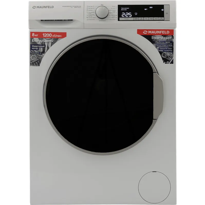 Стиральная машина Maunfeld MFWM128WH300 ST INVERTER SLIM — фото 8