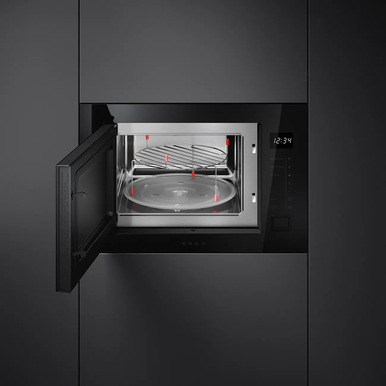 Микроволновая печь SMEG FMI225BI — фото 4
